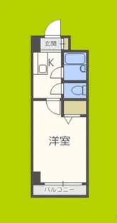 ノルデンハイム淡路【6階】の間取り