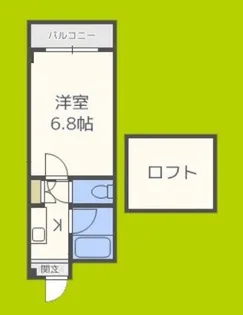 フローラル横堤【5階】の間取り