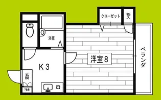 メルヘンハイツ【6階】の間取り