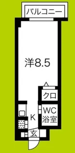ファーストリバー【3階】の間取り