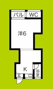 大野文化【1階】の間取り
