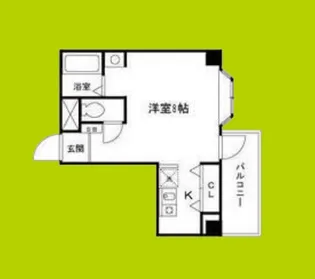 シティコート南船場【6階】の間取り