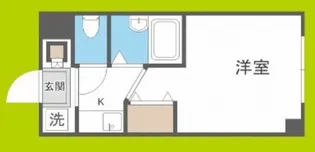 レヴェ北田辺【5階】の間取り