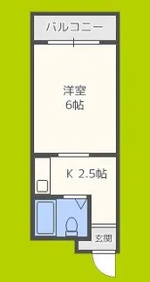 トゥリオーニ鶴橋【3階】の間取り