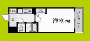 エスリード本町【6階】の間取り