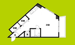 ハビタスギハラ【5階】の間取り