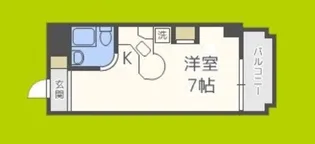 ラ・パルフェ・ド・パラツィーナ【6階】の間取り