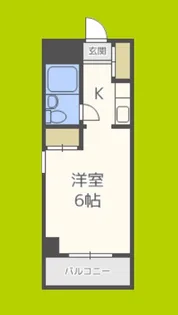 メゾン・ド・ソヌリー【6階】の間取り