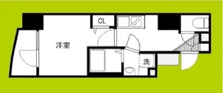 ファーストフィオーレ心斎橋イーストⅢ【9階】の間取り