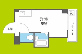 ラパンジール都島【1階】の間取り