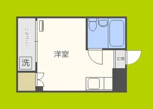 サンピアレス都島【2階】の間取り