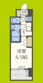 レジュールアッシュウエストレジス【4階】の間取り