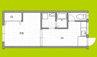 ユニークハイツ【2階】の間取り