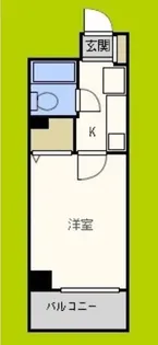エスリード北梅田【3階】の間取り