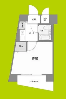 グラン・ピア天神橋【5階】の間取り