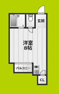 アリーテ今川【1階】の間取り
