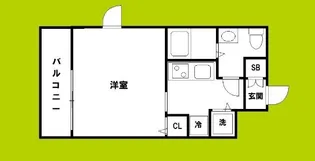 リーガル大阪城北【7階】の間取り