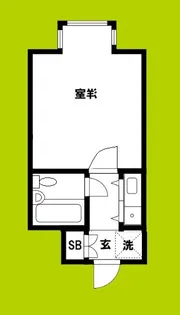 ミフネセントラルベア新大阪【8階】の間取り