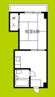 レジデンス都島【5階】の間取り