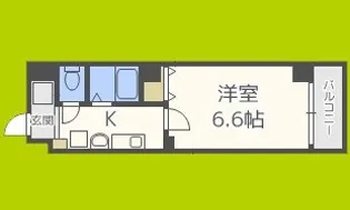 ACTY新町【10階】の間取り