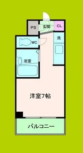 ライオンズマンション中之島【3階】の間取り