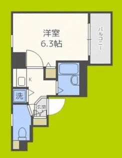 プレサンス内本町【9階】の間取り