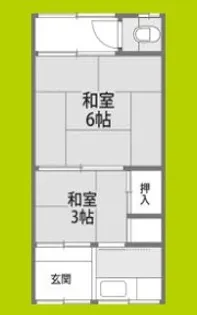 鞆文化【2階】の間取り