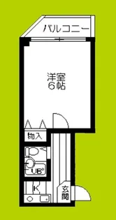 ヒロセハイツ【2階】の間取り