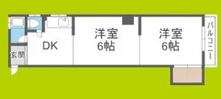 オカクママンション【4階】の間取り