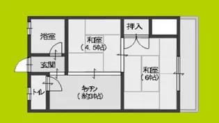 エイトビル岸里【3階】の間取り