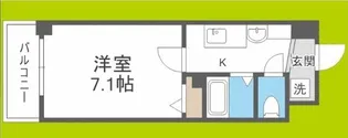 1Kの間取り画像