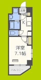 エイペックス京町堀II【5階】の間取り
