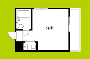 あけのべビル【8階】の間取り