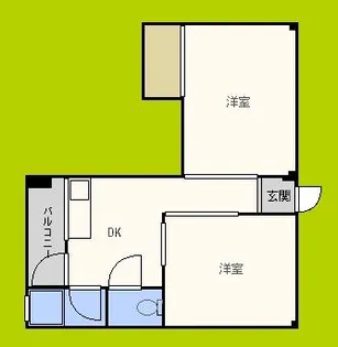 グランビルド長居【2階】の間取り