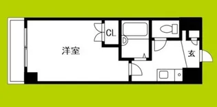 アバンダンス天神橋【6階】の間取り