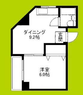 サンコーポ東中島【4階】の間取り