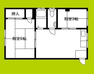 北桑マンション【3階】の間取り