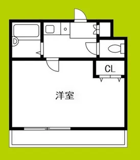 1Kの間取り画像