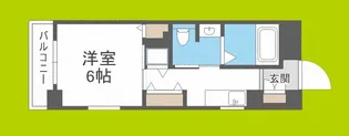 CITY SPIRE靭公園【4階】の間取り