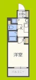 プレサンス心斎橋ルティア【7階】の間取り