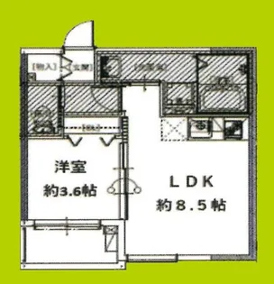 WIN玉出II【1階】の間取り