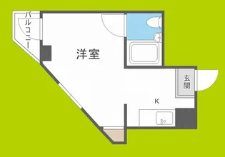 サンプラザ京橋【5階】の間取り