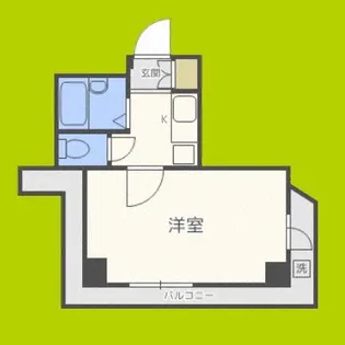 ドミール堺筋本町【6階】の間取り