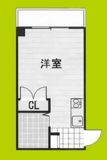 音羽アパートメント【3階】の間取り