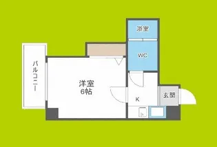 ミストラル本町ウエスト【4階】の間取り