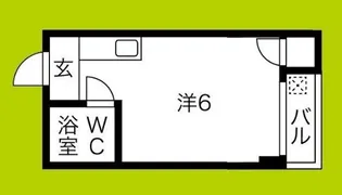 野江ハイツ【4階】の間取り