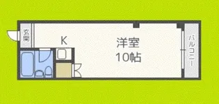 仙田ハイツ【3階】の間取り