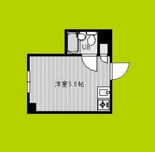 堀江グリーンハイツ【2階】の間取り