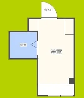 1Rの間取り画像