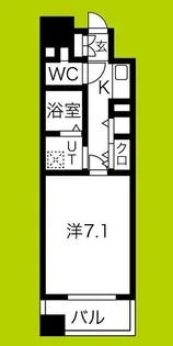 サムティ本町橋【2階】の間取り